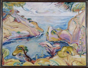 Calanque of Figuerolles i La Ciotat Achille-Emile (Achille Emile) Othon Friesz (1879-1949) 1907 Obligatorisk omtale: Samling av stiftelsen hilsen de Provence, Marseille