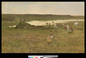 Beite på dalen, 1906 av Achille Formis Befani