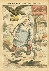 Illustrasjon av Achille Lemot (1846-1909) i Le Pelerin av Achille Lemot
