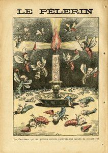 Illustrasjon av Achille Lemot (1846-1909) i Le Pelerin av Achille Lemot