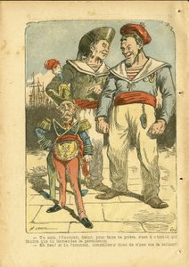 Illustrasjon av Achille Lemot (1846-1909) i Le Pelerin av Achille Lemot