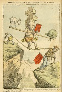 Illustrasjon av Achille Lemot (1846-1909) i Le Pelerin av Achille Lemot