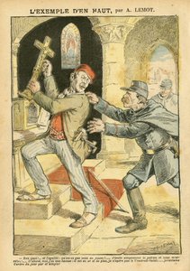 Illustrasjon av Achille Lemot (1846-1909) i Le Pelerin av Achille Lemot