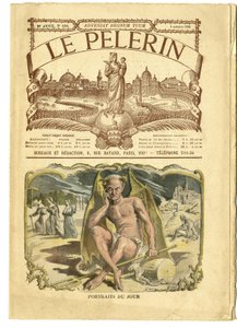 Illustrasjon av Achille Lemot (1846-1909) i Le Pelerin av Achille Lemot