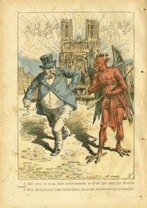Illustrasjon av Achille Lemot (1846-1909) i Le Pelerin av Achille Lemot