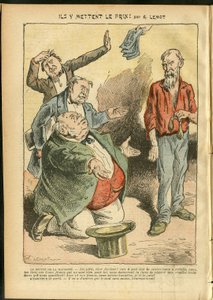 Illustrasjon av Achille Lemot (1846-1909) i Le Pelerin av Achille Lemot