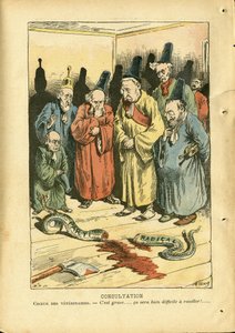 Illustrasjon av Achille Lemot (1846-1909) i Le Pelerin av Achille Lemot
