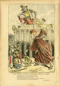 Illustrasjon av Achille Lemot (1846-1909) i Le Pelerin av Achille Lemot