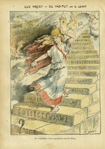 Illustrasjon av Achille Lemot (1846-1909) i Le Pelerin av Achille Lemot