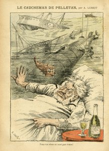 Illustrasjon av Achille Lemot (1846-1909) i Le Pelerin, 30.7 , Pelletan Cam av Achille Lemot