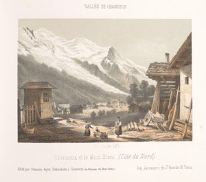 Zicht op de valley av Chamonix fra de pas Les Montées Inngang til Chamonix-dalen ved Montées (tittel på objekt) Herinnering i Chamonix-Mont-Blanc (serietittel) Museum of Mont-Blanc (serietittel på objekt)