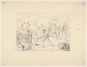 Dannelse av geriljaband fra konfødererte krigsetninger, 1861-63. av Adalbert John Volck