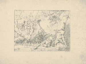 Vicksburg Canal fra Confederate War Etchings, 1861-63.