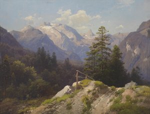 Prof. Waagen den ... Tauern fra Berchtesgaden av Adalbert Waagen