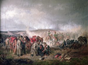 Grev Seinsheims død i slaget ved Borodino i 1812, 1862