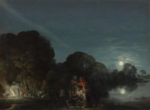 Flukten til Egypt av Adam Elsheimer