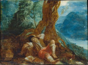 Jakobs drøm av Adam Elsheimer