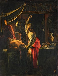 Judith og Holofernes (olje på lerret) av Adam Elsheimer