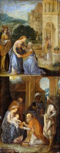 Scener fra Jomfruens liv, 1578-1610 av Adam Elsheimer