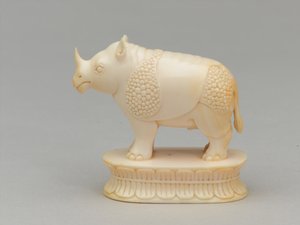 Hvit biskop, sjakkbrikke, India, 1820 ca av Adam Frans van der Meulen