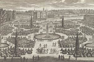 The Parterre of the Orangerie at Chantilly, 1680-tallet, 1680-tallet. av Adam Perelle