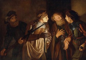 The Denial of Saint Peter (olje på lerret)