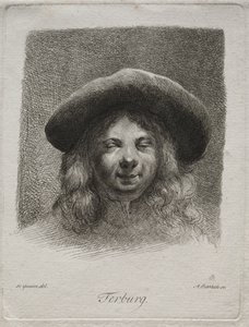 Portrett av Gerard Terborch av Adam von Bartsch