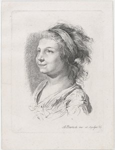 Portrett av Maria Anna Schaubach, 1785.