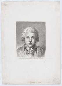 Selvportrett, 1785. av Adam von Bartsch