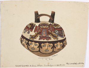 Container fra Nazca, Peru av Adela Breton