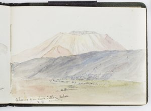 Skissebok med akvareller, tegninger og notater, Mexico, 1896-1898 (akvarell) av Adela Breton