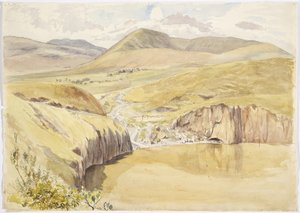 Alberea, nær Santiago del Valle, Guanajuato, Mexico (akvarell) av Adela Breton