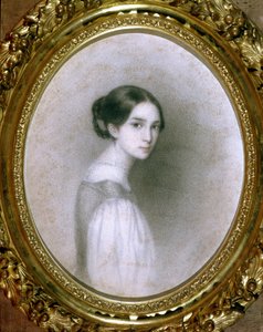 Portrett av Leopoldine Hugo (1824-43) (tegning) av Adele Julie Hugo