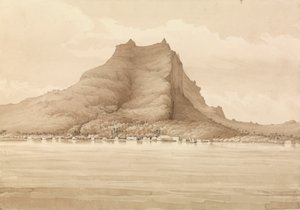 #39;Bora Bora, 4. september 1849 [Selskapsøyene]#39; av Admiral Sir Edward Gennys Fanshawe