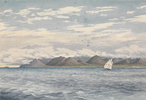 «Woody Point, Vancouvers øy, 8. juli 1851 [Canada]» av Admiral Sir Edward Gennys Fanshawe