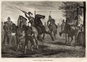 Løpet til ringen i Niewland, de unge rytterne konkurrerer om, våpen av et trespyd, fjerner ringen fra portalen der den er suspendert, hest kaster galopp; for de mest klønete er en treskje også hengt opp fra et skilt i nærheten som vil være