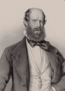 Portrett av komponisten Luigi Ricci 1805-1859, 1858.