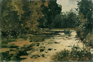 Waldtümpel av Adolf Gustav Ditscheiner