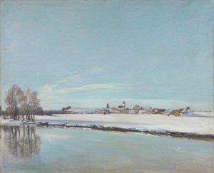 Vinterlandskap (Landskap i Dachau)