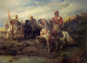 Arabiske krigere til hest