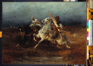 The Night Raid av Adolf Schreyer