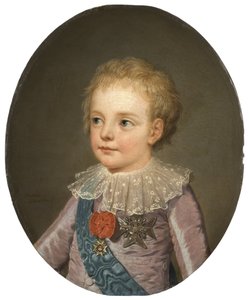Louis Joseph Xavier Francois de Bourbon (1781-1789), Dauphin av Frankrike, av Wertmueller, Adolf Ulrik (1751-1811). Olje på lerret