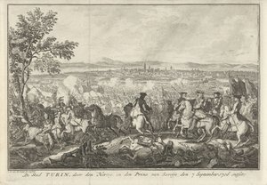 Relieff av Torino, 1706 Byen Torino, vanhelliget av hertugen og prinsen av Savoy 7. september 1706 (tittel på objekt)