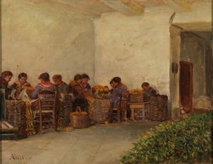 Landkvinnene av Adolf von Becker