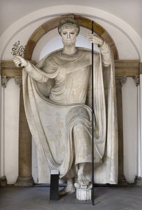 Saint Ambrose, biskop av Milano, ca. 1920 av Adolfo Wildt