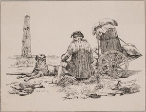 Selgeren og hunden hans av Johan Adolph Kittendorff