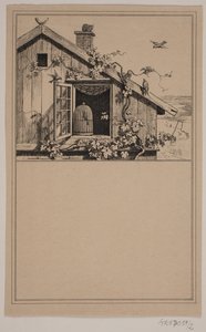 Fangene og de frie. Nei. 1 i Chr. Winther og M. Rørbye, "25 bilder for små barn" av Johan Adolph Kittendorff