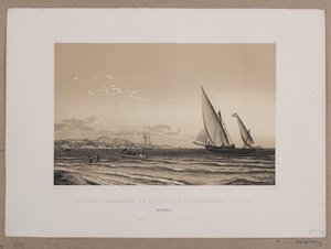 Kysten nær Marseille i bakgrunnen øya Iff.