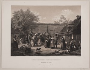 Sjælland bondebryllup av Johan Adolph Kittendorff