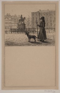Vaktmannen. Nei. 24 i Chr. Winther og M. Rørbye, "25 bilder for små barn" av Johan Adolph Kittendorff